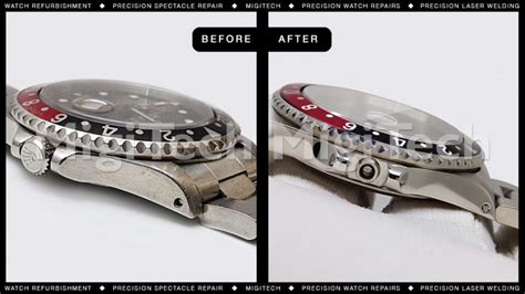 rolex laser welding|rolex watch scratch repair.